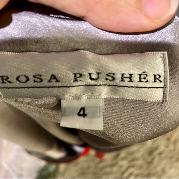 NEIMAN MARCUS SEXY RED SZ 4 SILK ROSA PUSHER DRESS - Picture 9 of 9